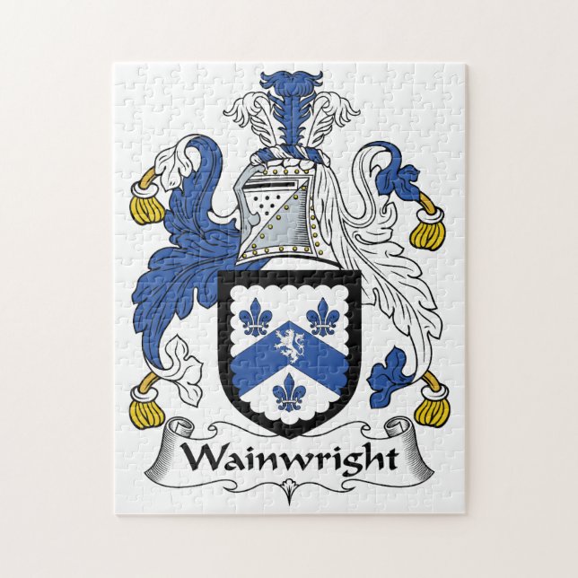 Puzzle Escudo de la familia de Wainwright (Vertical)
