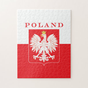 Puzzle Escudo del rojo de Polonia Eagle