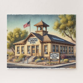 Puzzle Escuela Primaria Historic Schoohouse Goodsprings 1