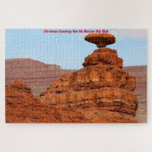 Puzzle Escultura de la montaña Mexican Hat Utah. Rompecab