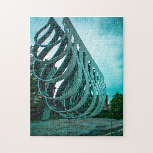 Puzzle Escultura de Ola Bishanpark Singapur. (Vertical)