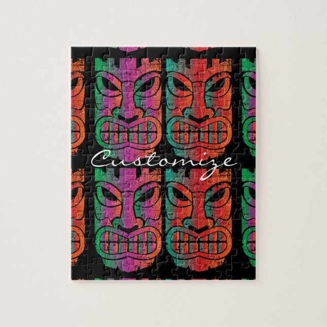 Puzzle Escultura gemela Thunder_Cove de Tiki (Vertical)