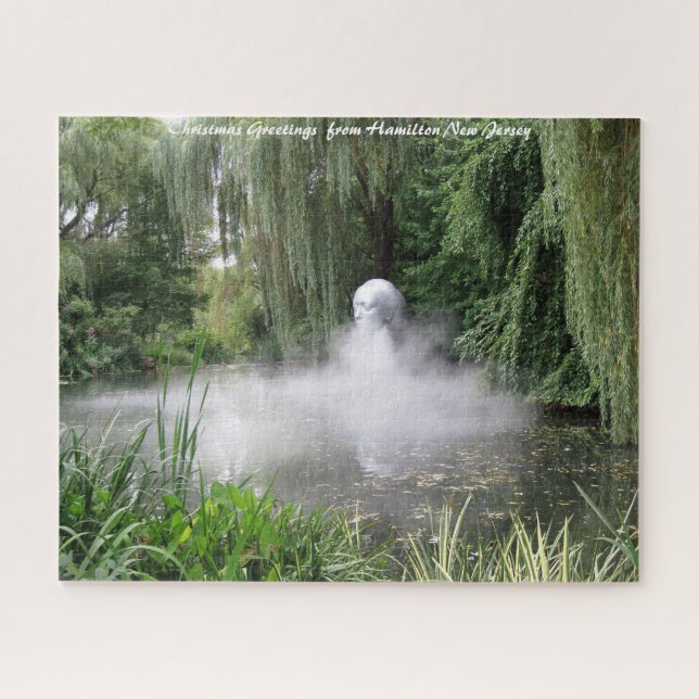 Puzzle Escultura Hamilton New Jersey Nochebuena (Horizontal)