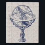 Puzzle Esfera Armillar<br><div class="desc">Esfera Armillaria en Linen II por Vision Studio. Esfera aérea con fondo de lino.</div>