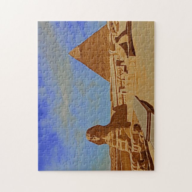 Puzzle esfinge Egipto de las pirámides (Vertical)