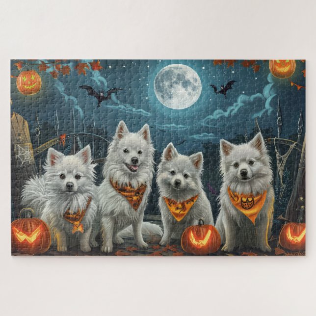 Puzzle Eskimo Halloween Estadounidense Spooky (Horizontal)