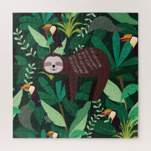 Puzzle Eslora tropical: patrón sin foco Personalizado