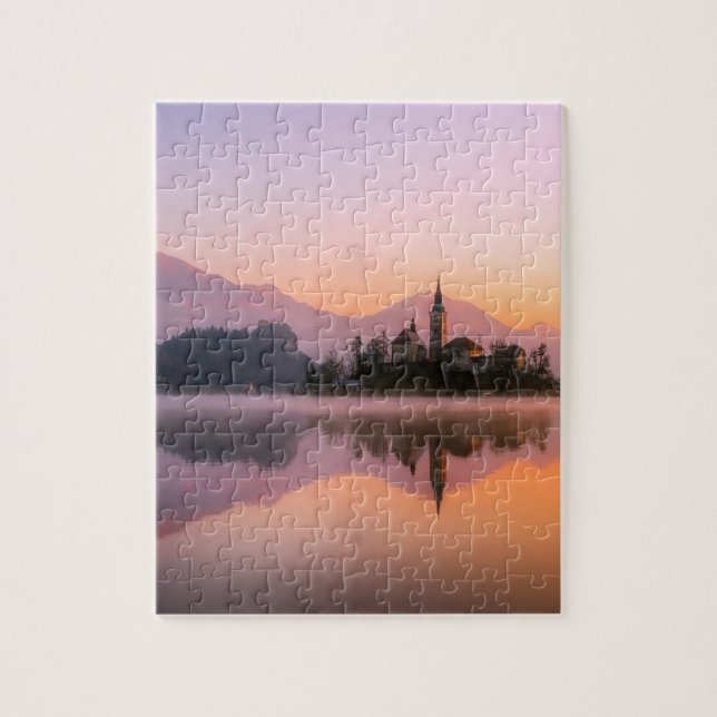 Puzzle Eslovenia al atardecer (Vertical)