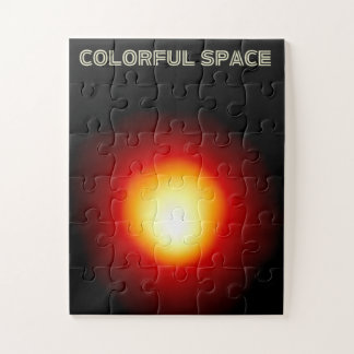 Puzzle Espacio colorido - Vibrante serie de arte galáctic