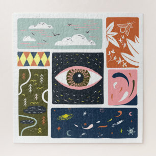 Puzzle Espacio de la naturaleza cómica: Ilustracion de ot