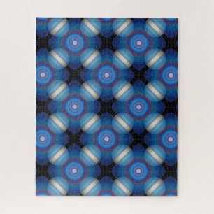 Puzzle Espacio Geométrico Azul