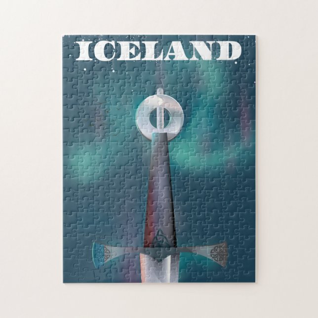 Puzzle Espada medieval de Islandia (Vertical)