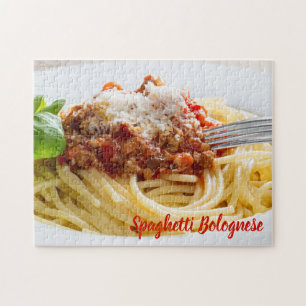 Puzzle Espagueti Pasta Boloñesa con Parmesano