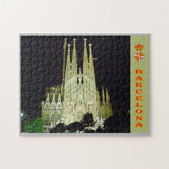 Puzzle España - Barcelona - Basílica Sagrada Familia - (Horizontal)