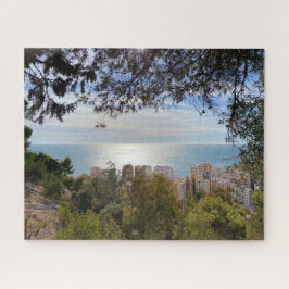 Puzzle España de Málaga, en la costa mediterránea