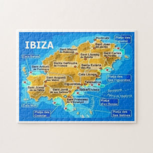 Puzzle España - Islas Baleares - Ibiza - Eivissa -
