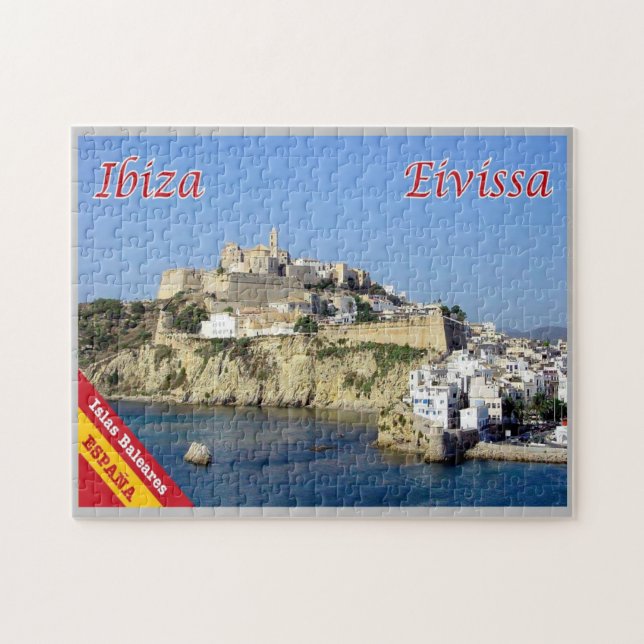 Puzzle España - Islas Baleares - Ibiza - Eivissa - (Horizontal)