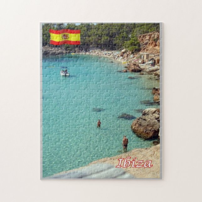 Puzzle España - Islas Baleares - Ibiza - Eivissa - (Vertical)