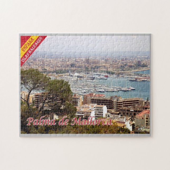 Puzzle España - Islas Baleares - Mallorca - (Horizontal)