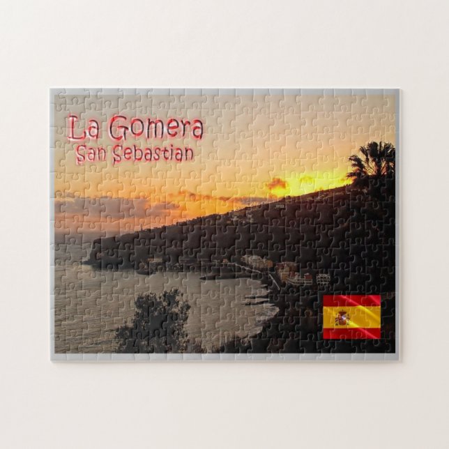 Puzzle España - Islas Canarias - La Gomera - (Horizontal)