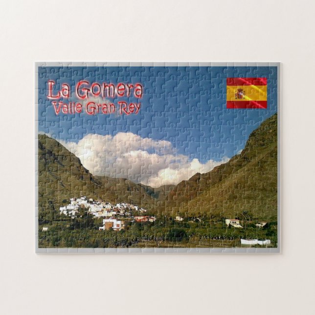 Puzzle España - Islas Canarias - La Gomera - (Horizontal)