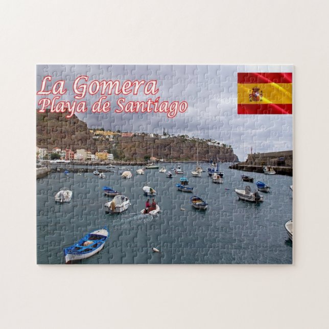 Puzzle España - Islas Canarias - La Gomera - (Horizontal)