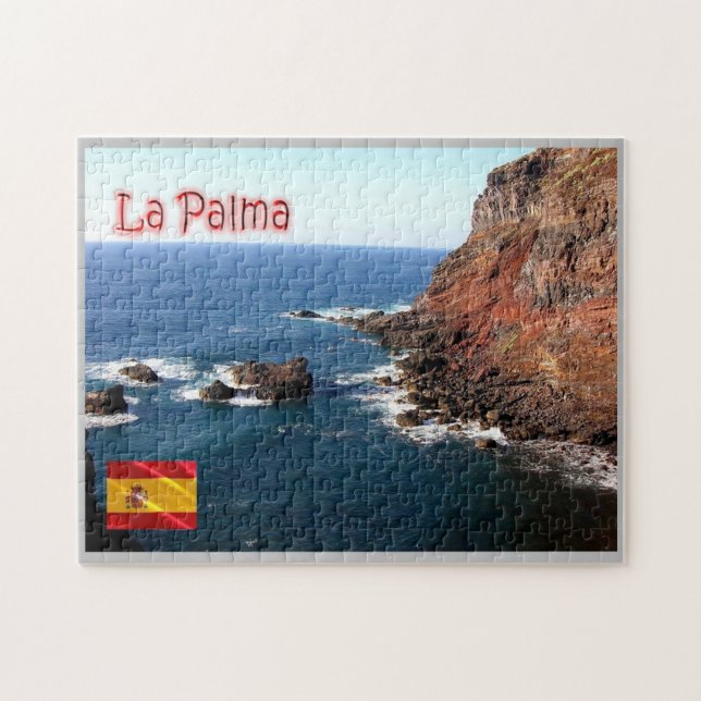 Puzzle España - Islas Canarias - La Palma - (Horizontal)