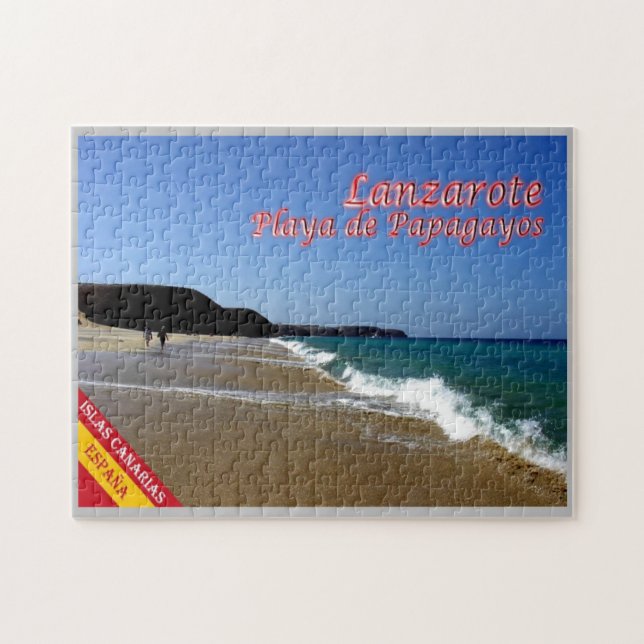 Puzzle España - Islas Canarias - Lanzarote - (Horizontal)