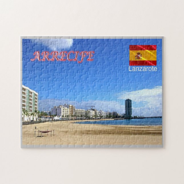Puzzle España - Islas Canarias - Lanzarote - (Horizontal)