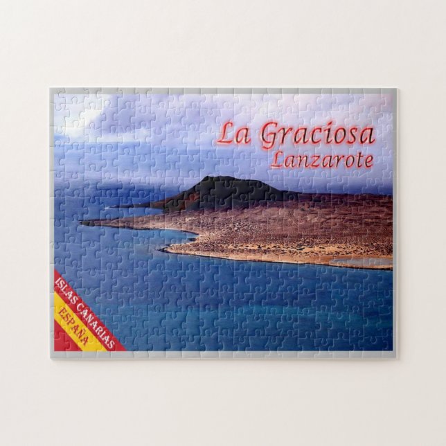 Puzzle España - Islas Canarias - Lanzarote - (Horizontal)