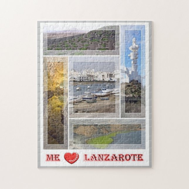 Puzzle España - Islas Canarias - Lanzarote - Amo - (Vertical)