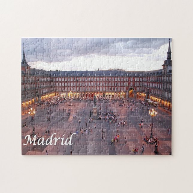 Puzzle España - Madrid - Plaza Mayor - (Horizontal)