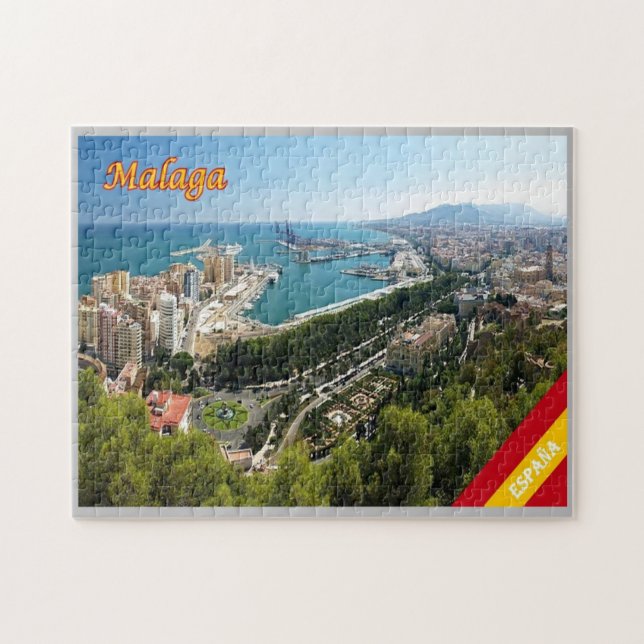 Puzzle España - Málaga - (Horizontal)