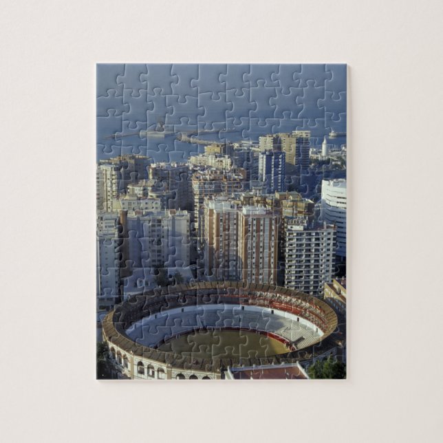 Puzzle España, Málaga, Andalucía Vista de Plaza de Toros (Vertical)