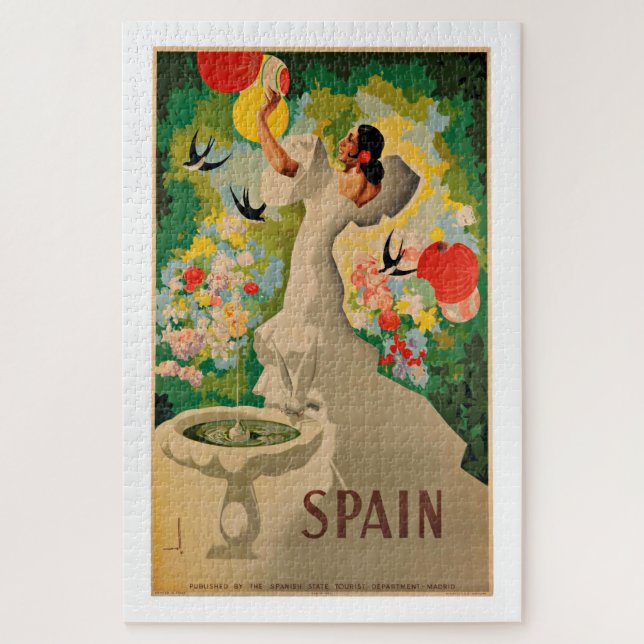 Puzzle España: Posters de Viajes Vintage (Vertical)
