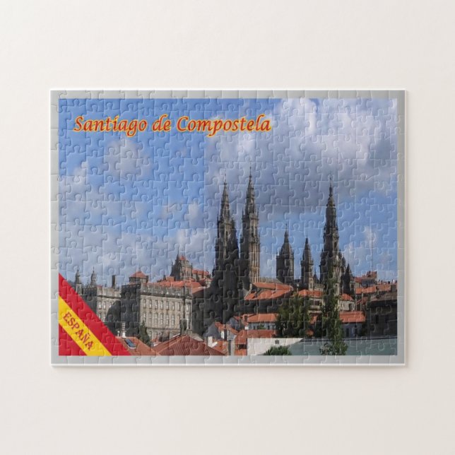 Puzzle España - Santiago de Compostela (Horizontal)