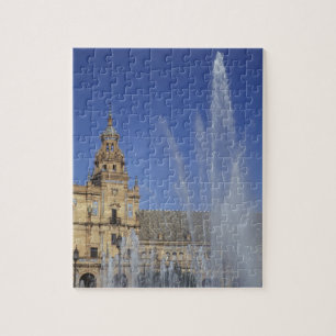 Puzzle España, Sevilla, Andalucía Fuente y ornamentado