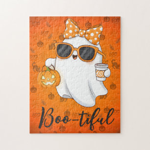 Puzzle Especie de calabaza fantasma de Halloween personal