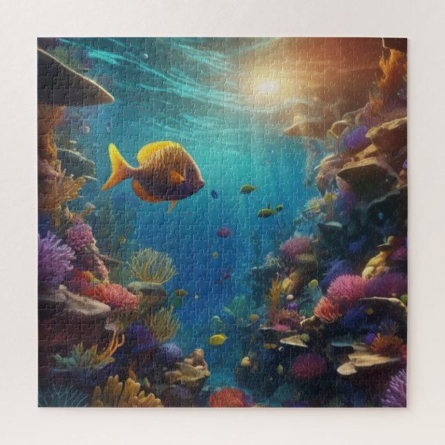 Puzzle Especies vibrantes del mar (Vertical)