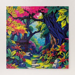 Puzzle Espectacular aventura forestal