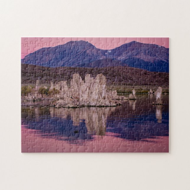 Puzzle Espectacular lago Mono en la sombra (Horizontal)