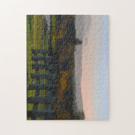 Puzzle Espectacular paisaje irlandés. El camino al lago