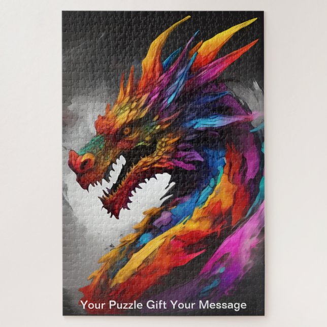 Puzzle Espectro Inferno: El dragón elemental (Vertical)