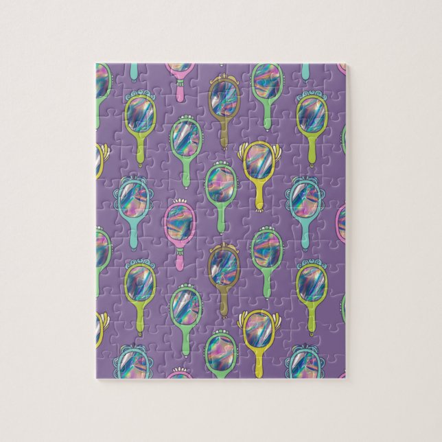 Puzzle espejo retrovisor (Vertical)