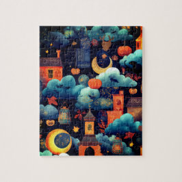 Puzzle Espeluznante cielo nocturno