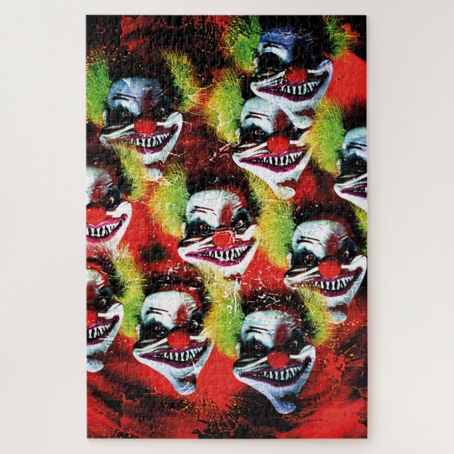 Puzzle espeluznante payaso de terror (Vertical)