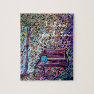 Puzzle Esperaré sobre el señor