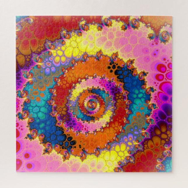 Puzzle Espiral de color (Vertical)