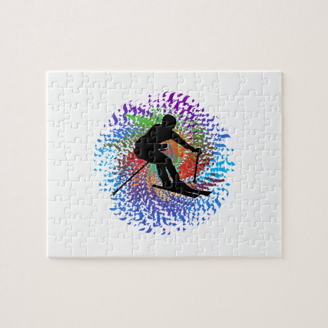 Puzzle Espiral hacia abajo (Horizontal)