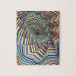 Puzzle Espiral hipnótica<br><div class="desc">Colores divertidos en una espiral hipnótica hacia abajo (o hacia arriba,  dependiendo de lo que se mire).</div>